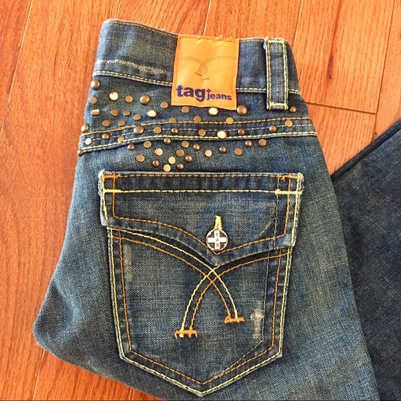 Above the knee Jeans Shorts Sz 27 - Picture 8 of 8